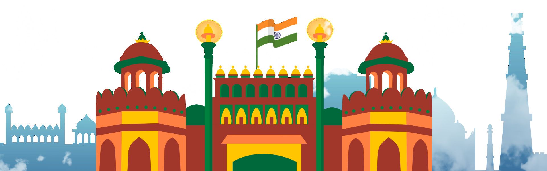 Monuments in in India, representing Indian entrepreneurs expanding their business to Singapore through Counto’s business registration services.