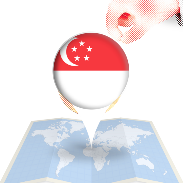 Entrepreneur managing their Singapore private limited company remotely using Counto’s digital platform and nominee director service.