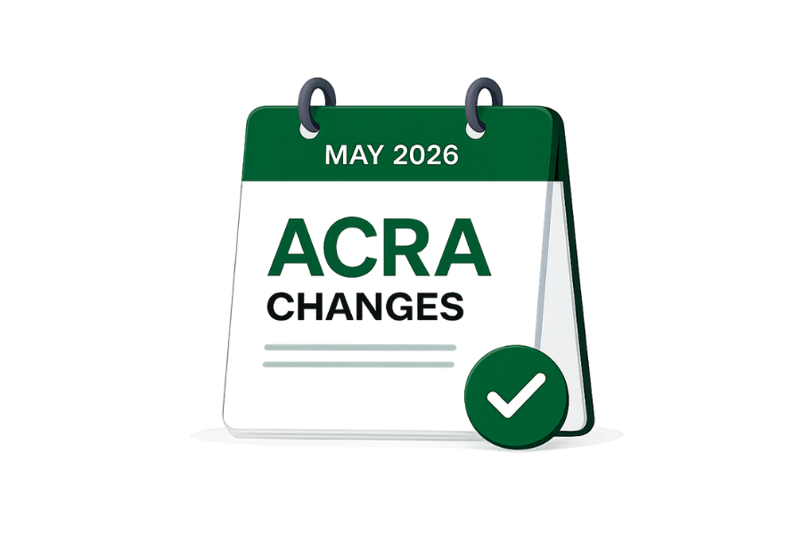 Illustration of May 2026 ACRA regulatory changes and compliance updates for Singapore businesses