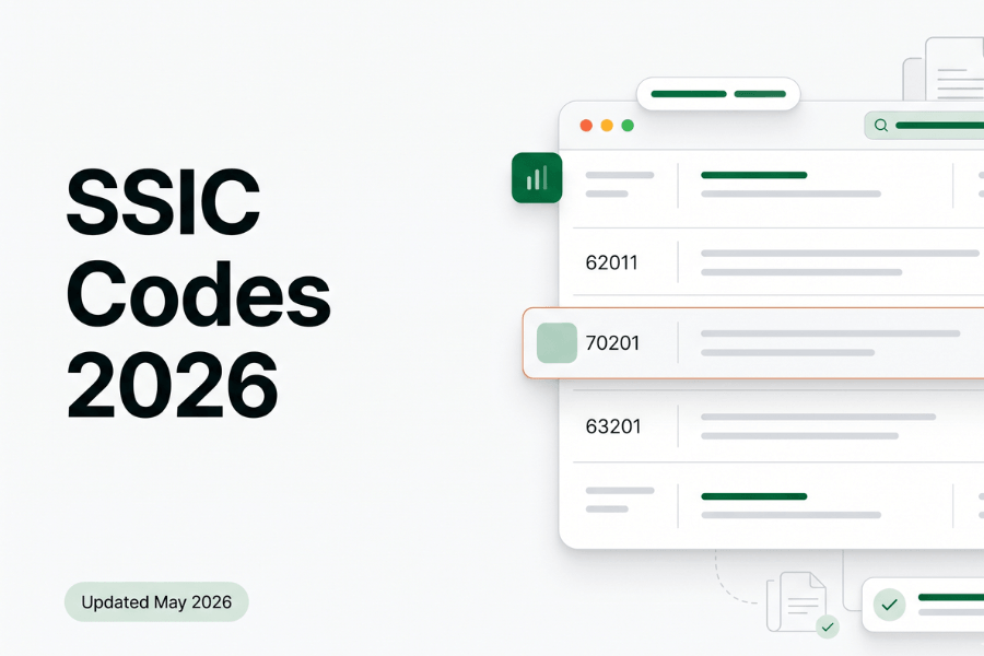 SSIC Codes 2026 Singapore guide illustration