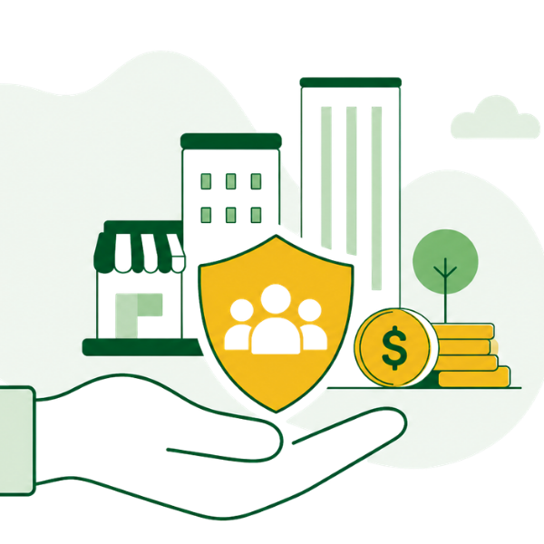 Singapore SME support illustrated through business, financial assistance and protection
